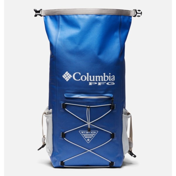 Batohy Columbia PFG Force XII 35L Rolltop Panske Modre Siva | SK-ODQ-739124