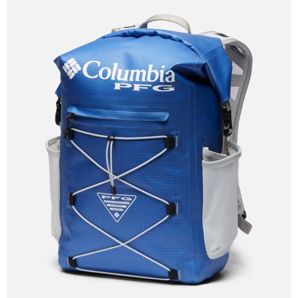 Batohy Columbia PFG Force XII 35L Rolltop Panske Modre Siva | SK-ODQ-739124