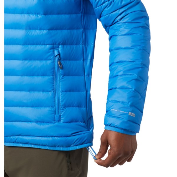 Bundy Columbia Alpha Trailove S Kapucňou Down Panske Modre Modre | SK-TWL-092145