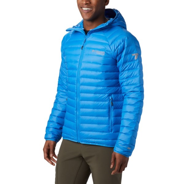 Bundy Columbia Alpha Trailove S Kapucňou Down Panske Modre Modre | SK-TWL-092145