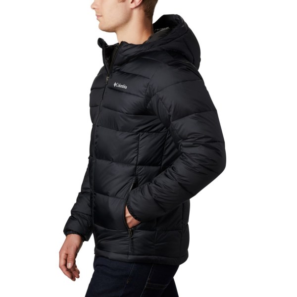 Bundy Columbia Buck Butte Insulated S Kapucňou Panske Čierne | SK-QPU-172389