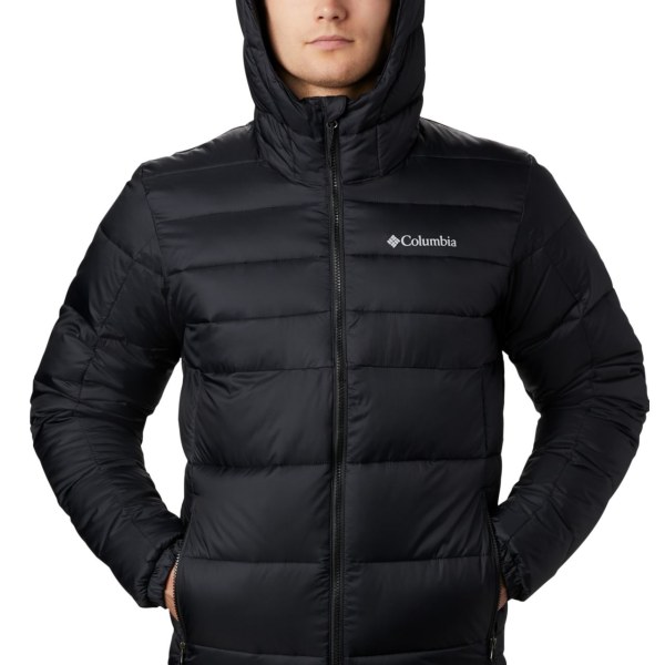 Bundy Columbia Buck Butte Insulated S Kapucňou Panske Čierne | SK-QPU-172389