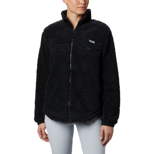 Bundy Columbia Harborside II Heavy Weight Fleece Full Zip Damske Čierne | SK-KZO-627403