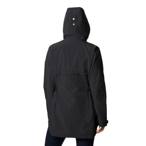 Bundy Columbia Here And There Trench Damske Čierne | SK-YFZ-073296