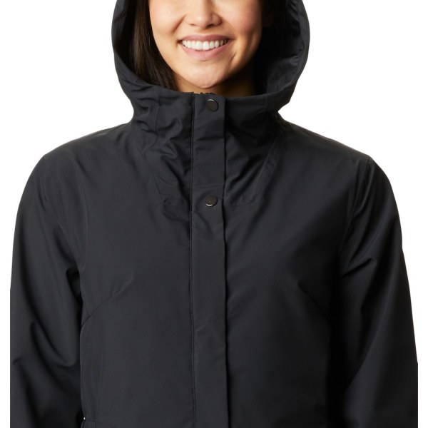 Bundy Columbia Here And There Trench Damske Čierne | SK-YFZ-073296