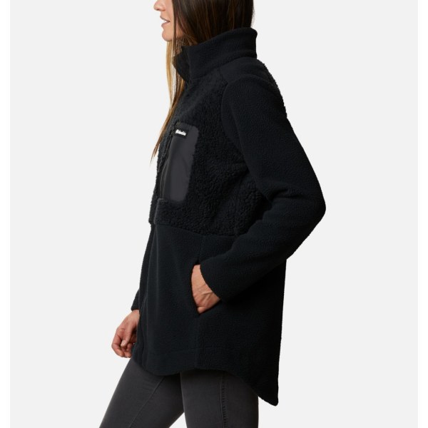 Bundy Columbia Lodge Sherpa Full Zip Fleece Damske Čierne | SK-XKM-854312