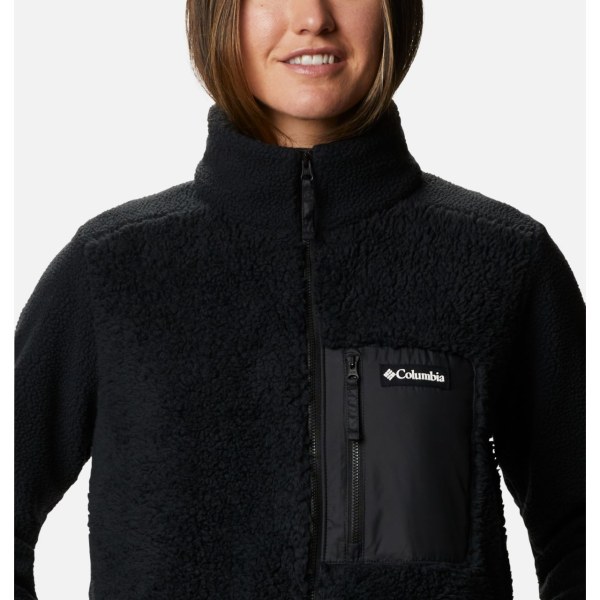Bundy Columbia Lodge Sherpa Full Zip Fleece Damske Čierne | SK-XKM-854312