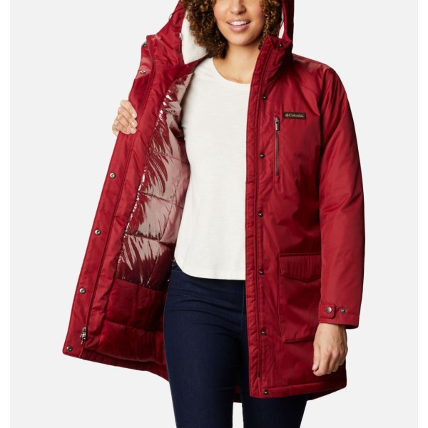 Bundy Columbia Mountain City Long Damske Červené | SK-XIH-106254