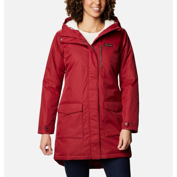 Bundy Columbia Mountain City Long Damske Červené | SK-XIH-106254