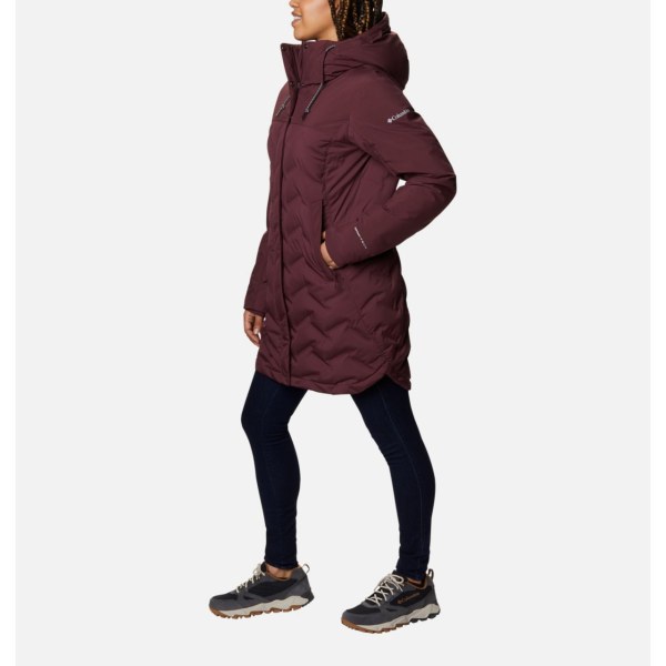 Bundy Columbia Mountain Croo Long Down Damske Bordove | SK-QGR-345910