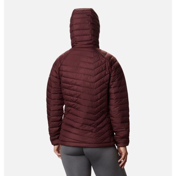 Bundy Columbia Powder Lite S Kapucňou Damske Bordove | SK-VUM-426071