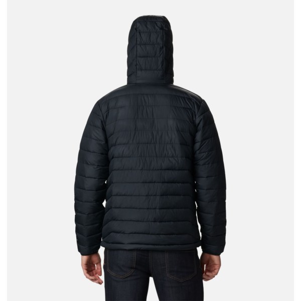 Bundy Columbia Powder Lite S Kapucňou Insulated Panske Čierne | SK-FKS-042397