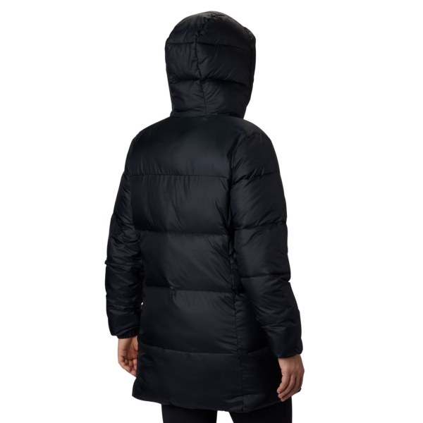 Bundy Columbia Puffect Stredne S Kapucňou Damske Čierne | SK-VHX-268507