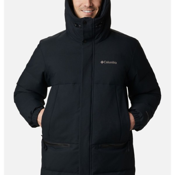 Bundy Columbia Rockfall Down Parka Panske Čierne | SK-AGC-376805