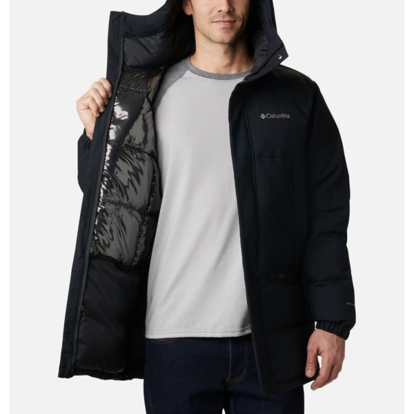 Bundy Columbia Rockfall Down Parka Panske Čierne | SK-AGC-376805