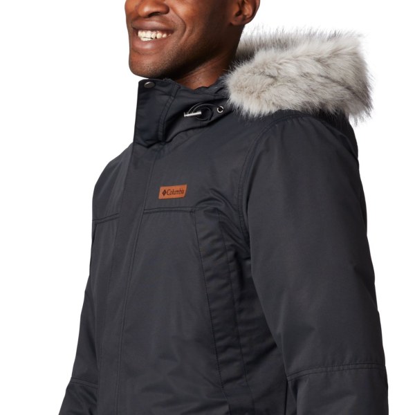 Bundy Columbia South Canyon Long Down Parka Panske Čierne | SK-VNW-351048