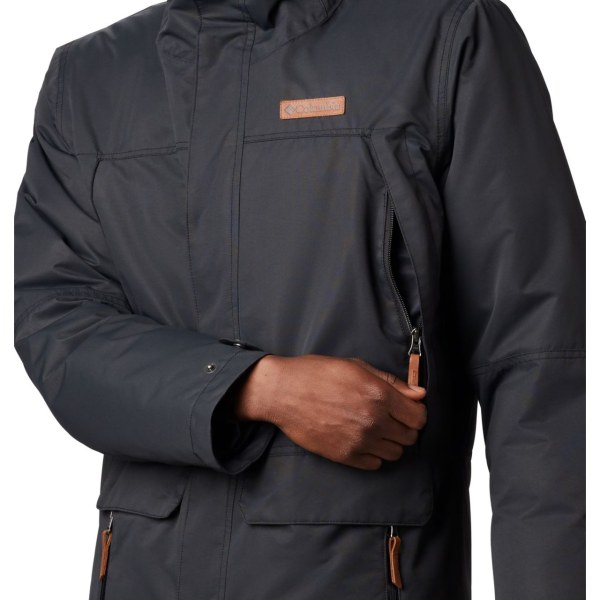Bundy Columbia South Canyon Long Down Parka Panske Čierne | SK-VNW-351048