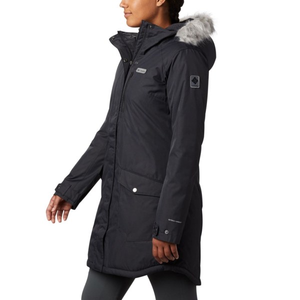 Bundy Columbia Suttle Mountain Long Insulated Damske Čierne | SK-UVS-581269