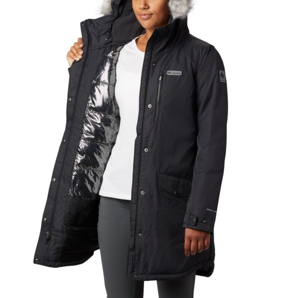 Bundy Columbia Suttle Mountain Long Insulated Damske Čierne | SK-UVS-581269
