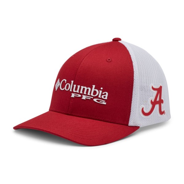 Caps Columbia PFG Mesh Ball - Alabama Damske Červené | SK-NEP-972560