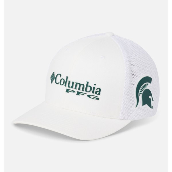 Caps Columbia PFG Mesh Ball - Michigan State Panske Biele | SK-RMQ-846259