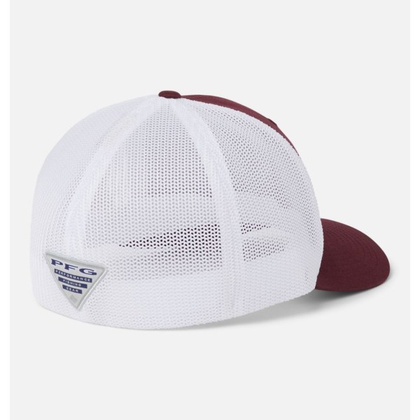 Caps Columbia PFG Mesh Ball - Texas A&M Panske Tmavo Bordove | SK-JIX-491057