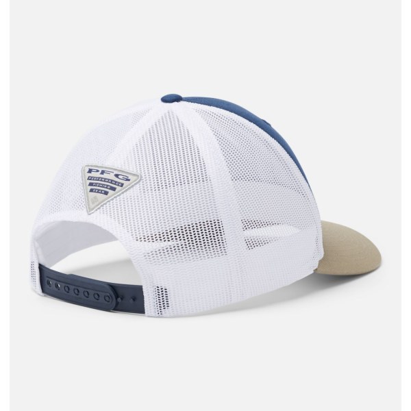 Caps Columbia PFG Mesh Snap Back Ball Panske Tmavo Siva Biele | SK-OWJ-437256