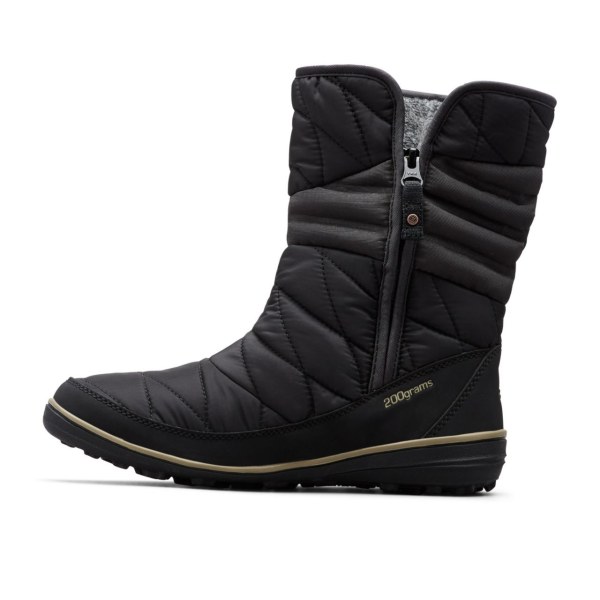 Cizmy Columbia Heavenly Slip II Omni-Heat Damske Čierne Strieborne Olivovo Zelená | SK-WYJ-065293
