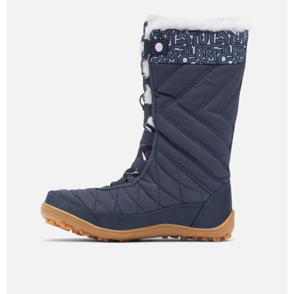 Cizmy Columbia Minx Stredne III Print Nepremokave Omni-Heat Dievcenske Modre | SK-OLR-312057