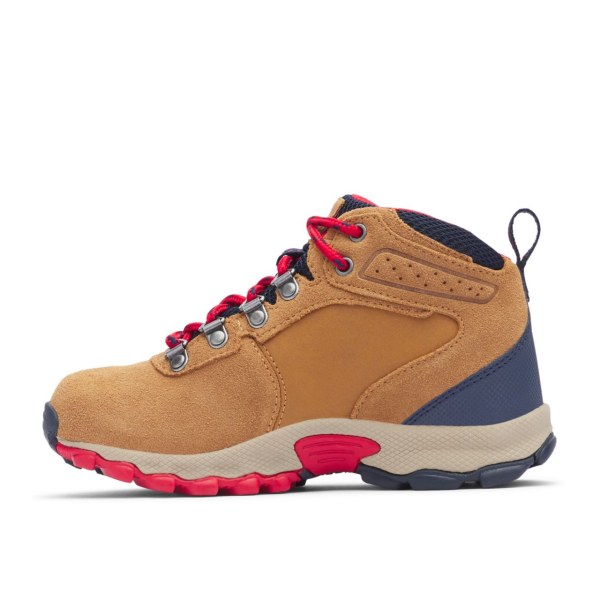 Cizmy Columbia Newton Ridge Semisove Siroke Topanky Dievcenske Modre Červené | SK-OQF-693745