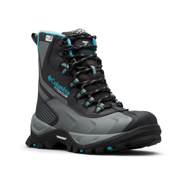 Cizmy Columbia Powderhouse Titanium Omni-Heat 3D OutDry Damske Čierne | SK-KXC-036417