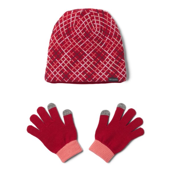 Klobuky Columbia Hat and Glove Set II Dievcenske Bordove | SK-MGU-683149