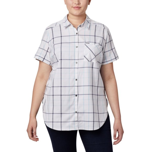 Kosele Columbia Anytime Bežná Stretch Kratke Sleeve Plus Size Damske Modre Viacfarebný | SK-IVP-047325