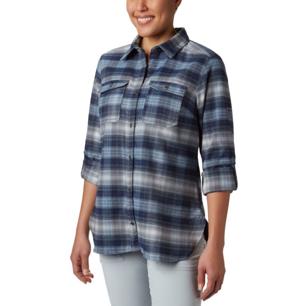 Kosele Columbia Bryce Canyon Stretch Flannel Damske Námornícka Modrá | SK-CWG-210476