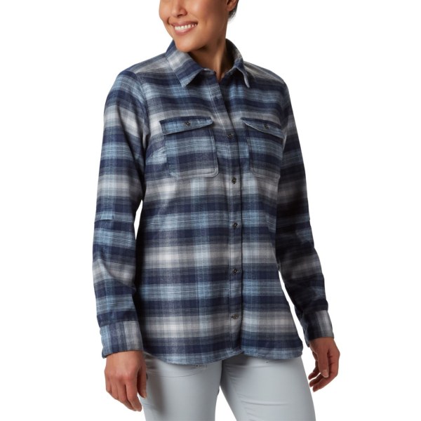 Kosele Columbia Bryce Canyon Stretch Flannel Damske Námornícka Modrá | SK-CWG-210476