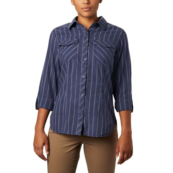 Kosele Columbia Camp Henry II Long Sleeve Damske Námornícka Modrá | SK-UWT-487902