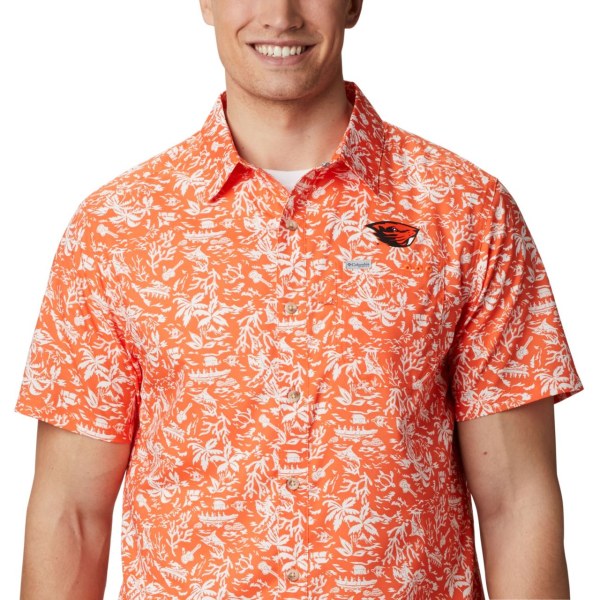 Kosele Columbia Collegiate PFG Super Slack Tide - Oregon State Panske Hnede Oranžové | SK-NUM-023687