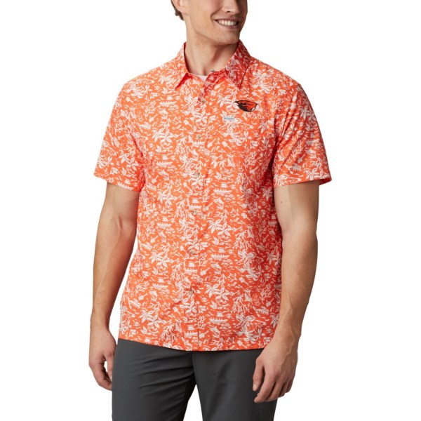Kosele Columbia Collegiate PFG Super Slack Tide - Oregon State Panske Hnede Oranžové | SK-NUM-023687