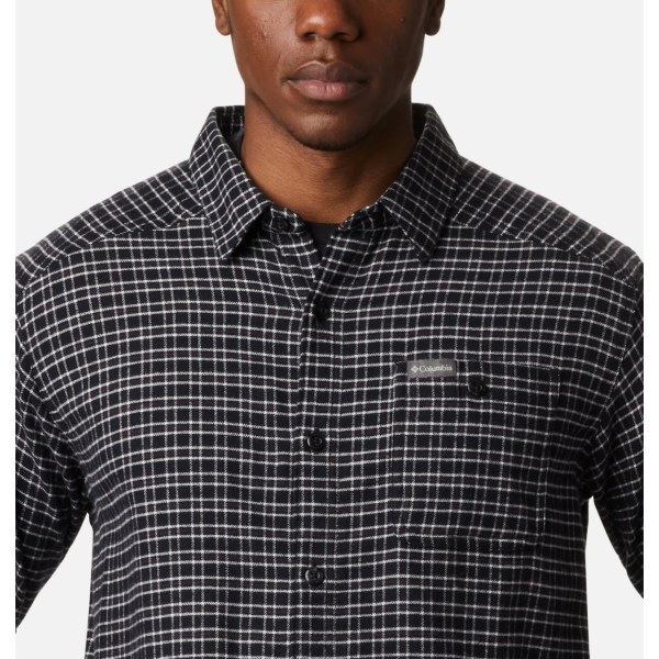 Kosele Columbia Cornell Woods Flannel Long Sleeve Big Panske Siva | SK-QJB-541379