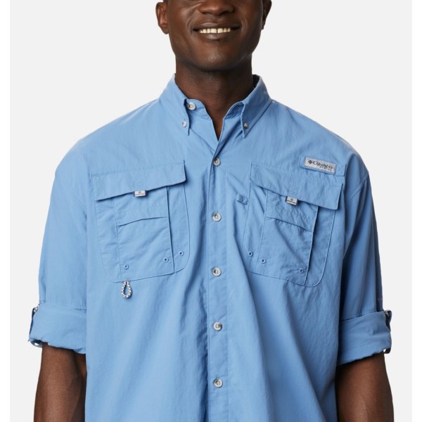 Kosele Columbia PFG Bahama II Long Sleeve Big Panske Modre | SK-CPO-608492