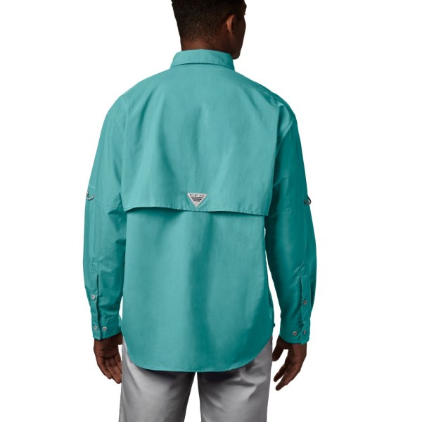 Kosele Columbia PFG Bahama II Long Sleeve Panske Svetlo Modre | SK-NRA-605287