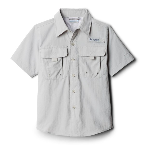 Kosele Columbia PFG Bahama Kratke Sleeve Chlapcenske Siva | SK-VFI-086143