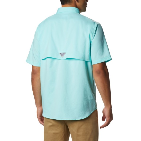 Kosele Columbia PFG Blood and Guts III Kratke Sleeve Woven Panske Svetlo Modre | SK-NPS-372519
