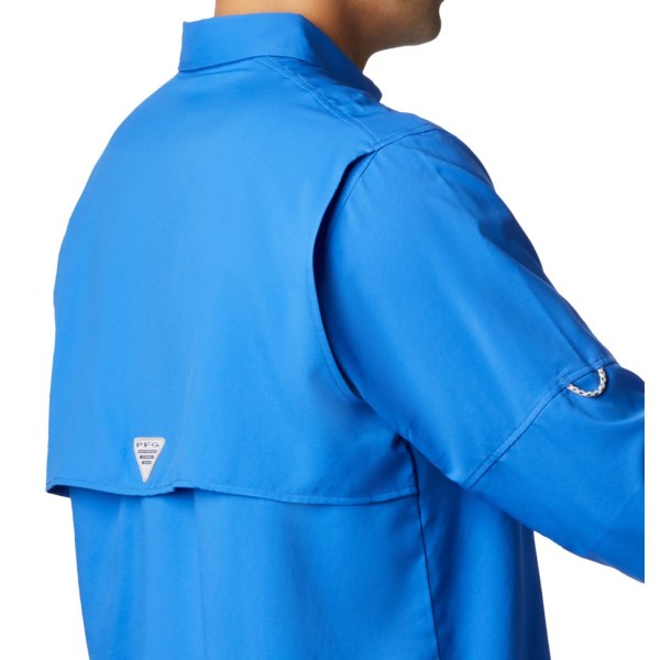Kosele Columbia PFG Blood and Guts III Long Sleeve Woven Panske Modre | SK-ZPS-624185