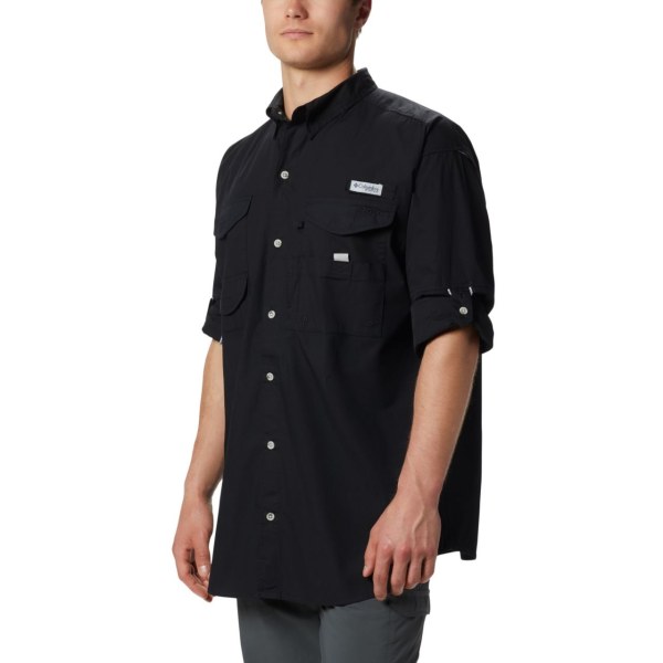 Kosele Columbia PFG Bonehead Long Sleeve Panske Čierne | SK-GOR-658942