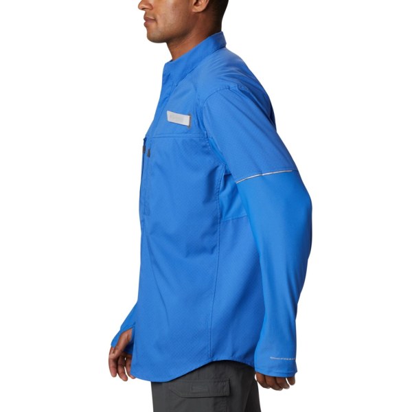 Kosele Columbia PFG Force XII Zero Long Sleeve Hybrid Panske Modre | SK-JNM-082175