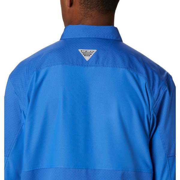 Kosele Columbia PFG Force XII Zero Long Sleeve Hybrid Panske Modre | SK-JNM-082175