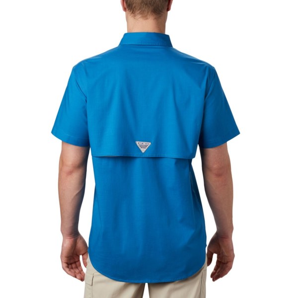 Kosele Columbia PFG Half Moon Kratke Sleeve Panske Modre | SK-NOP-320156