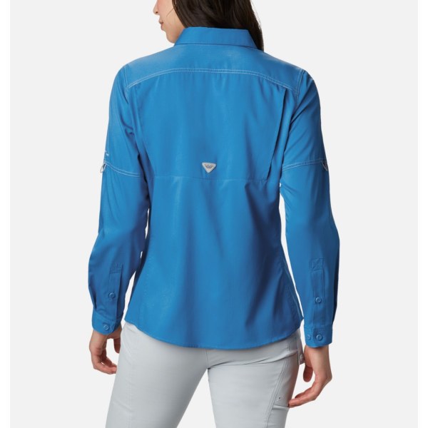 Kosele Columbia PFG Lo Drag Long Sleeve Damske Modre Modre | SK-XOZ-831946