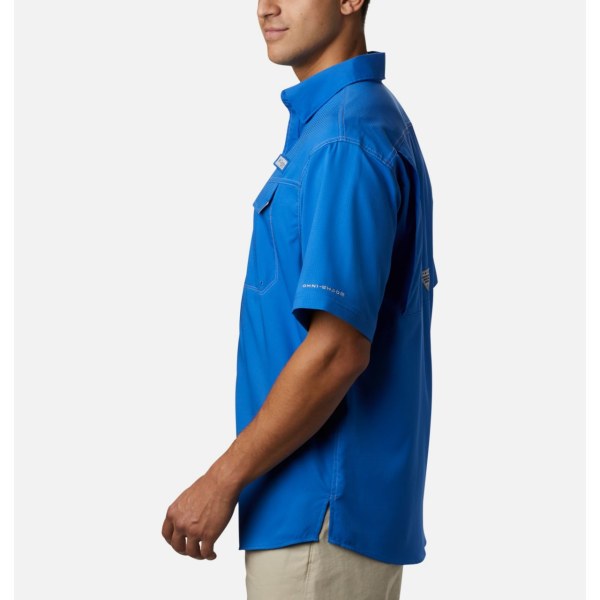 Kosele Columbia PFG Low Drag Offshore Kratke Sleeve Big Panske Modre | SK-OYC-581230
